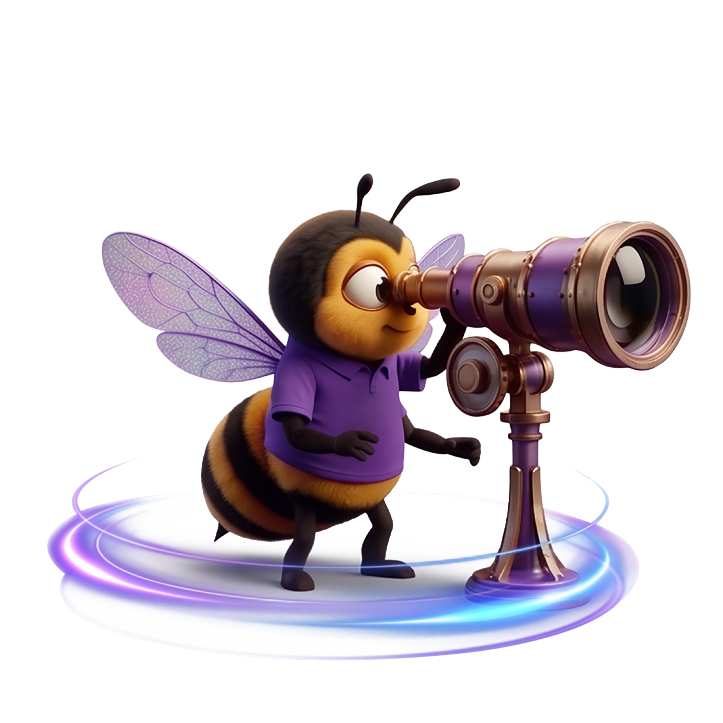Changemakers Bee with Telescope